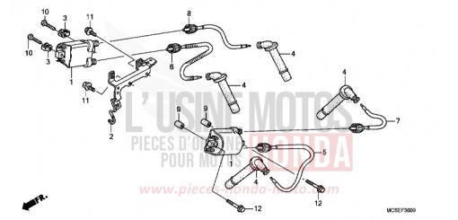 IGNITION COIL ST13008 de 2008